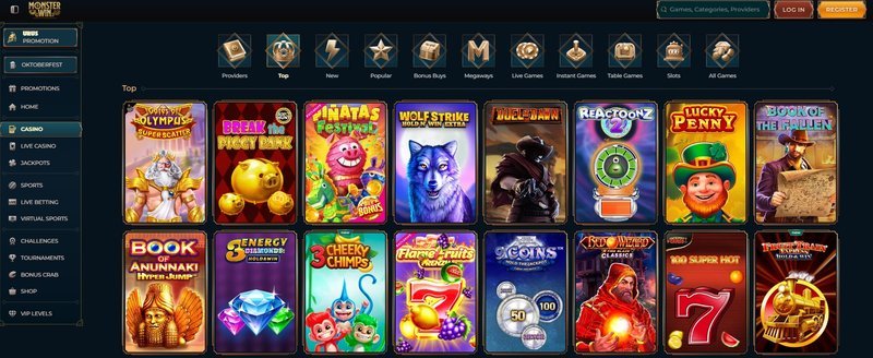 Guide to monsterwin online casino